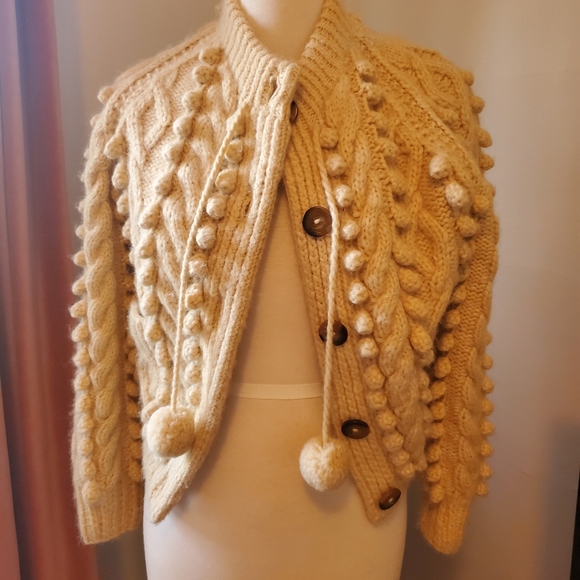 Doen Pomme Sweater Peche Creme medium alpaca - Picture 2 of 8